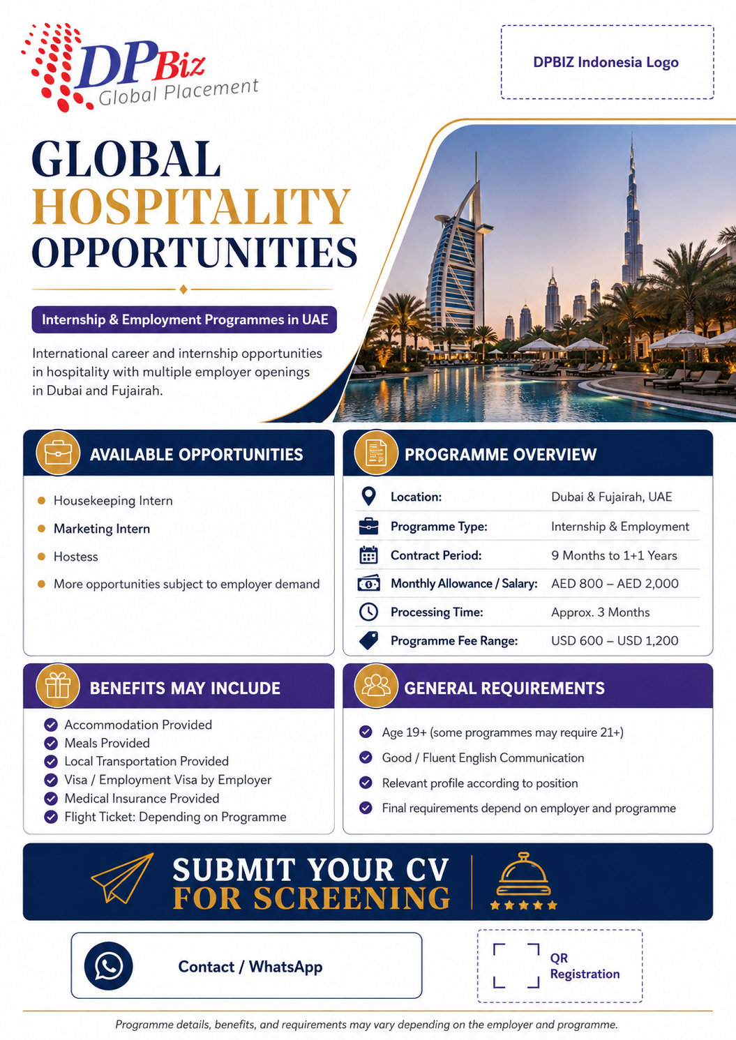 Global Hospitality Opportunities in UAE