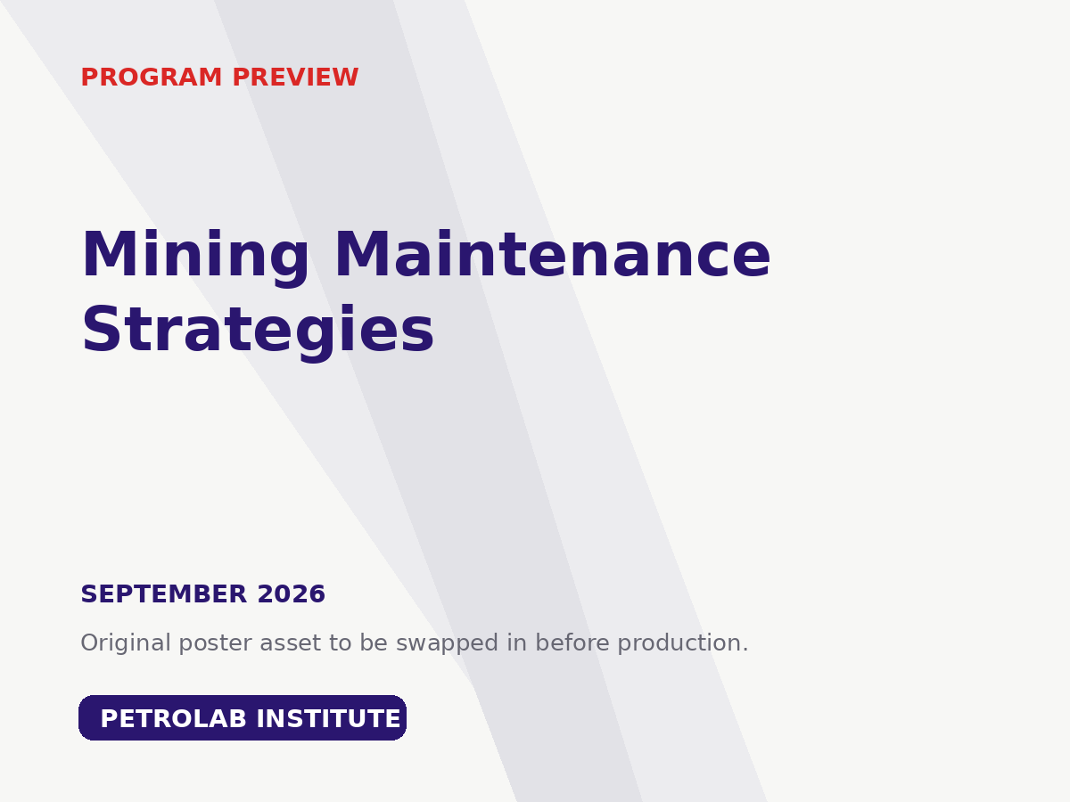 Mining Maintenance Strategies